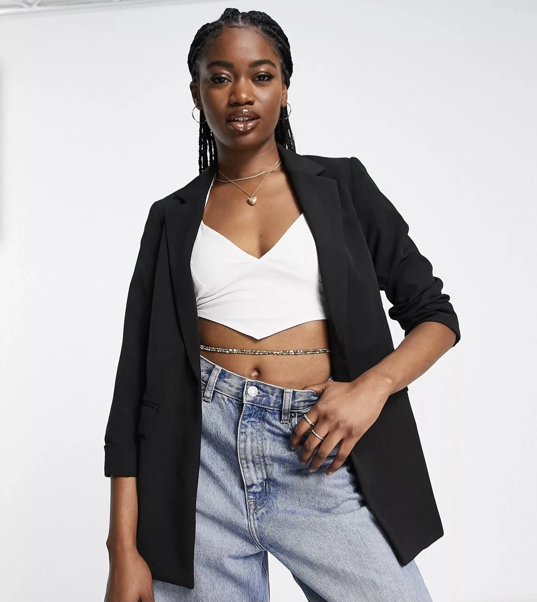 Newlook black blazer clearance