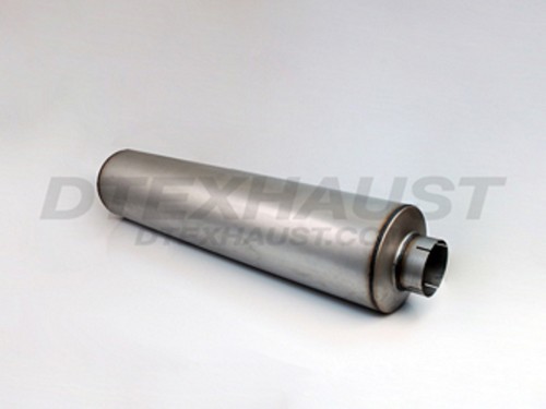 800465 TRENDS 5" INLET  ALUMINIZED 10" x 45" DIESEL BIG RIG MUFFLER NEW  - Picture 1 of 2