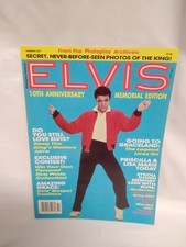 ELVIS PRESLEY ELVIS MAGAZINE 1987 10TH ANNIVERSARY MEMORIAL EDITION (MINT)