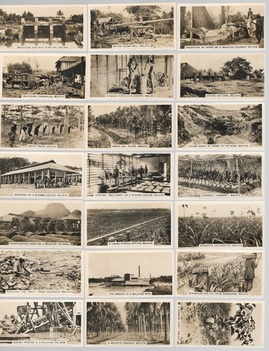 MALAYAN INDUSTRIES CIGARETTE CARDS. Carreras Tobacco Set of 27(1929).