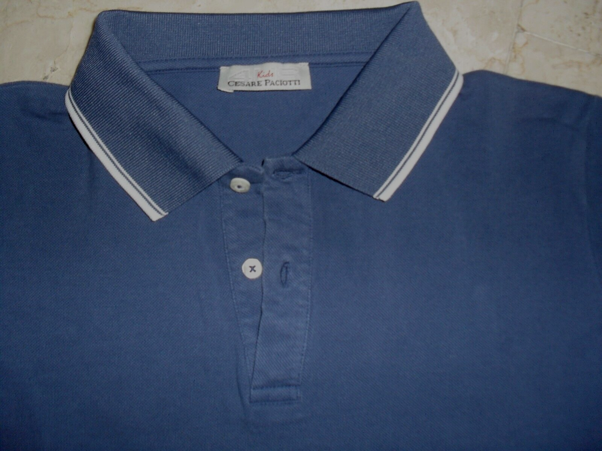 MAGLIETTA POLO MAGLIA CESARE PACIOTTI KIDS ORIGINALE 14 ANNI