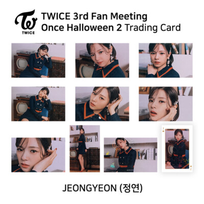 TWICE 3rd FANMEETING ONCE HALLOWEEN 2 Trading Card Photocard