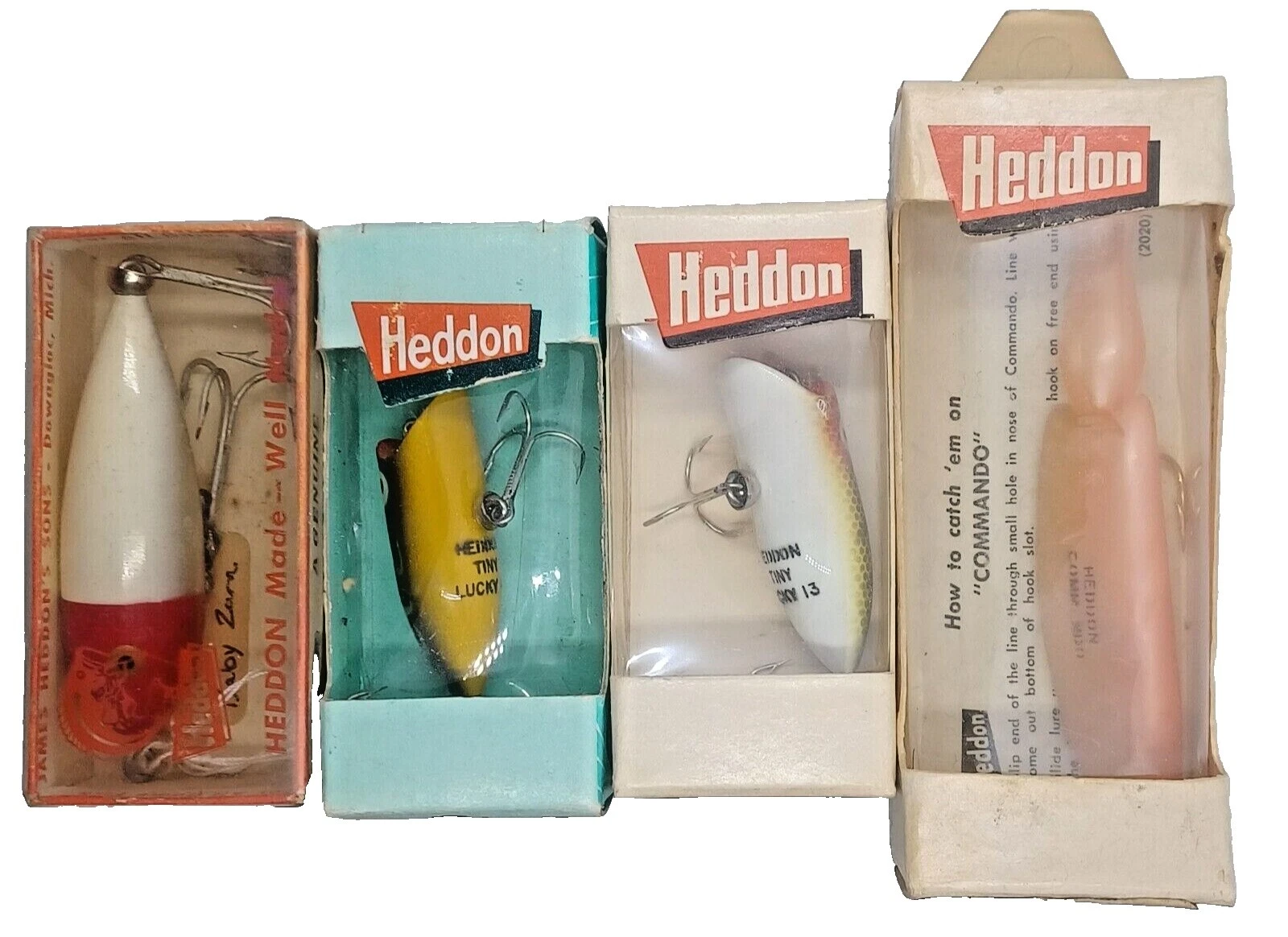 Señuelos de pesca Vintage Heddon Mojarra