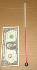 THERMOMETER TUBE -RARE 10 7/8"Size ORIGINAL OLD VINTAGE From Ohio Thermometer Co