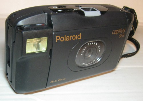 Vintage Polaroid Captiva analoge Spiegelreflexkamera Autofokus. - Bild 2 von 6