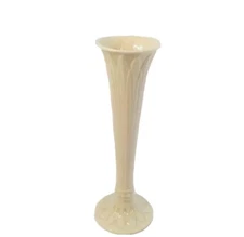 Lenox Tivoli Collection Special No Trim Cream Embossed Giftware Bud Vase 9"