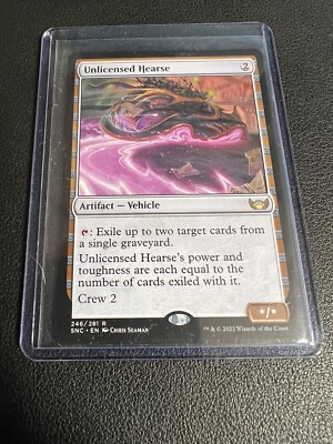 MTG Unlicensed Hearse Streets of New Capenna Regular Rare (MTG807)