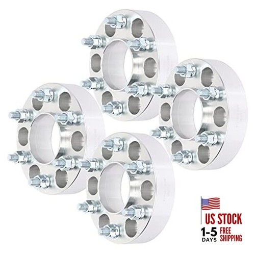  4X 6x5 to 6x5 Wheel Spacers Silver 12x1.5 78.1mm 1.5" fits for Trailblazer  - Picture 1 of 8