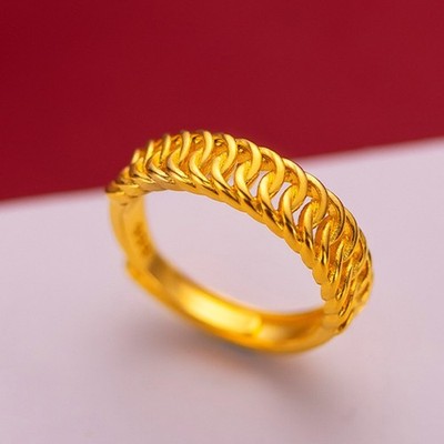 Stilvoller Kupfer Paar Ring mit flexibler Größe perfekte Option Schmuck