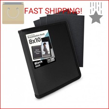 Dunwell Photo Album 8x10 Black with Mounting Paper, 8 x 10 Photo  Art Portfol