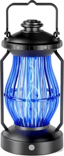 Rechargeable Bug Zapper, Cordless Portable & Hanging Electric Mosquito & Fly Kil