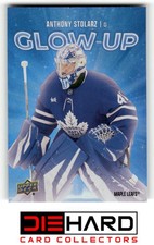 2025-26 Upper Deck #GU-18 Anthony Stolarz Glow-Up Toronto Maple Leafs RMH