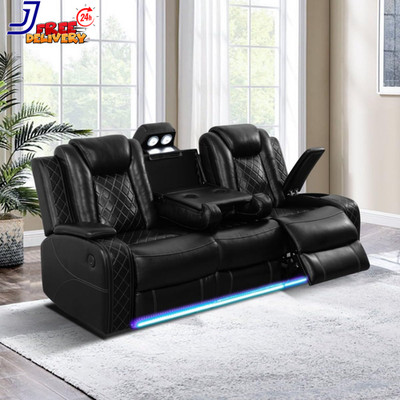 Electric Power Recliner Sofa Living Room Furniture Comfy Home Theater Breathing