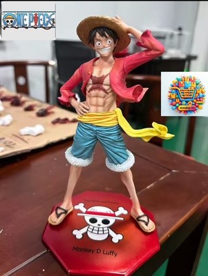 One Piece LUFFY 24 Cm PVC Action Figure x Private Collection Toy Red 