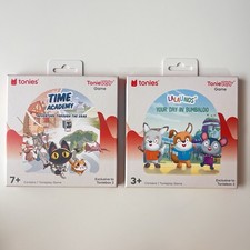 Tonies Tonieplay Games 2 Pack New Sealed Toniebox 2 Time Academy Lalalinos