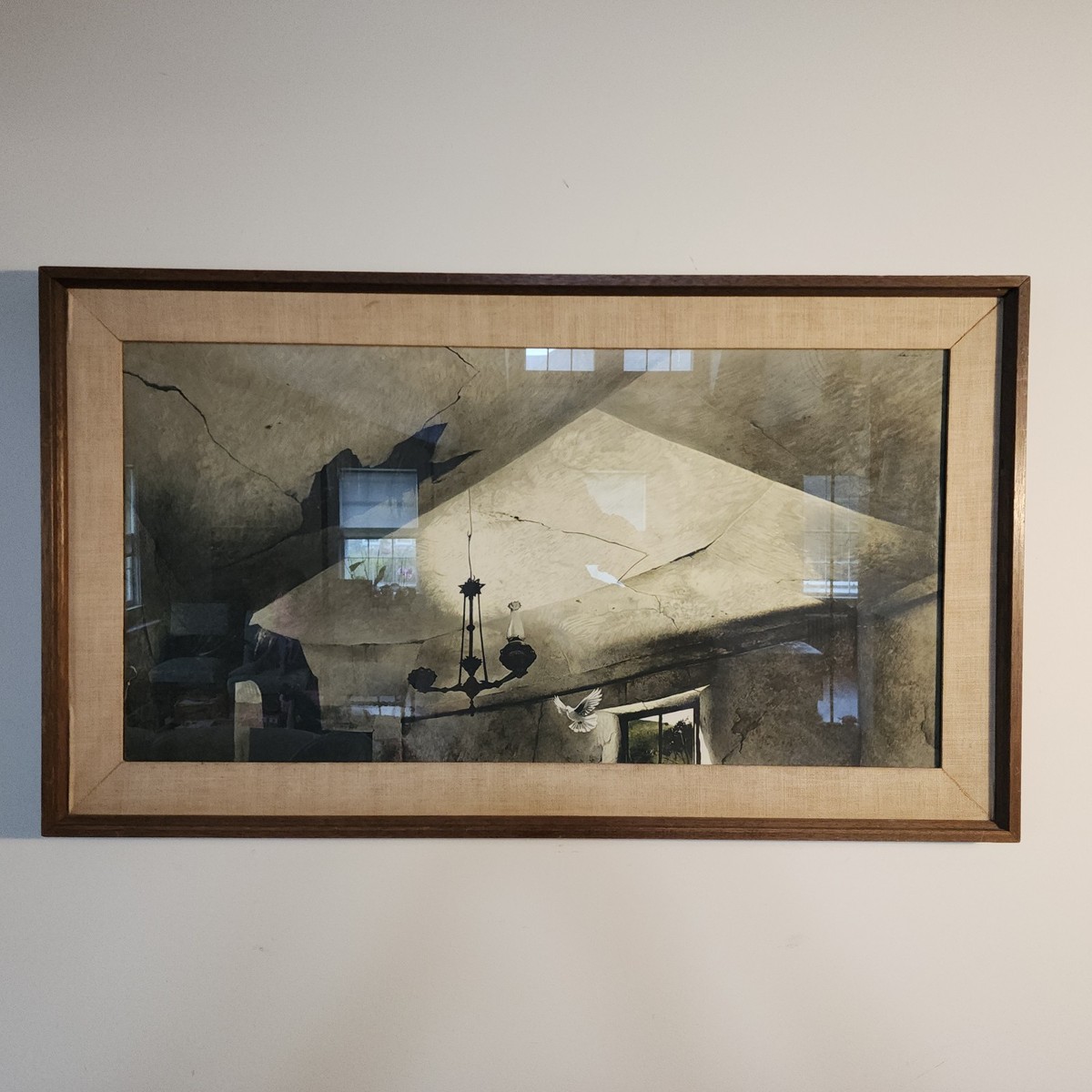 Rare Large ANDREW WYETH LITHOGRAPH PRINT 