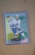 2024-25 Upper Deck Allure - Color Flow Brandon Hagel #CFL-11 Yellow Green