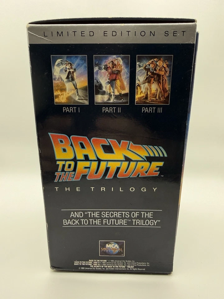 Back to the Future Trilogy and the Secrets of the Trilogy (VHS, 1991, Limited... - Image 3 of 4