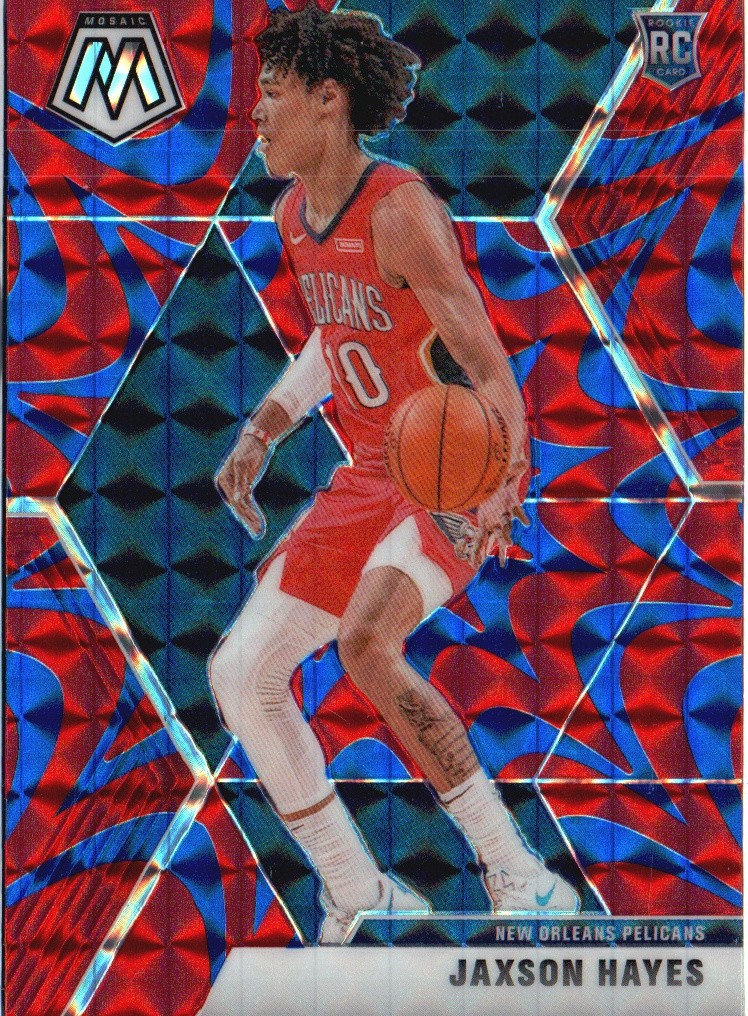 2019-20 Panini Mosaic #221 Jaxson Hayes Reactive Blue