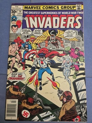 MARVEL COMICS - THE INVADERS - VOLUME 1 - # 14 - MAR 1977 - BRONZE AGE