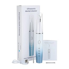 Ultrasonic Tooth Cleaner Kit Dental Plaque Calculus Stain Remover Teeth Cleaning