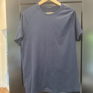 Camiseta de manga corta Lululemon Metal Vent Tech para hombre grande azul entrenamiento