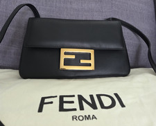 Baguette Fendi Black Vitello Grace Duo Small | Ottime condizioni e rara