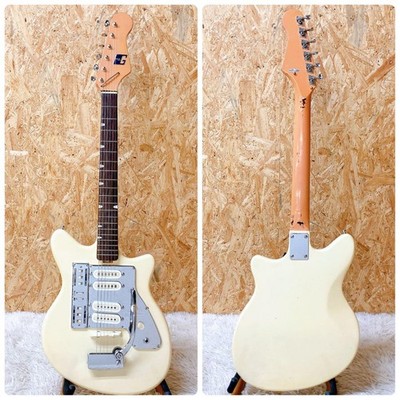 Guyatone SG-25T Japan Vintage Hollow Guitar Red Semi-Hollow