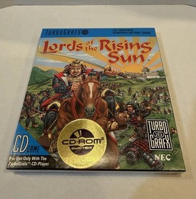 Lords of the Rising Sun Brand New in Box/Sealed! Turbografx 16 CD NEC DUO