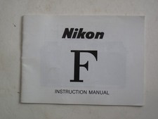 Nikon F instruction manual, US SELLER "LQQK"