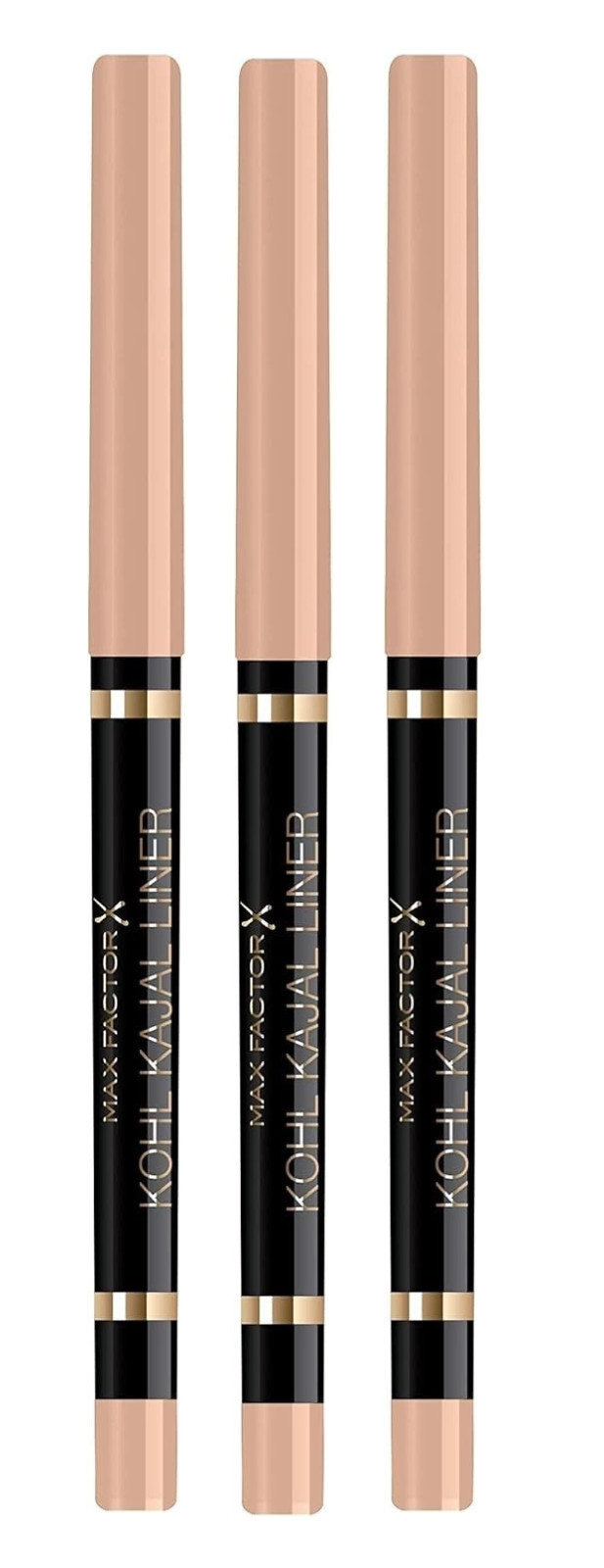 3pcs Max Factor Kohl Kajal Automatic Eyeliner Pencil | 003 Beige |