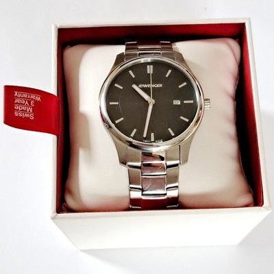 WENGER Herren Armbanduhr   Edelstahl   43mm   neu   privat  01.1441.104  Schweiz