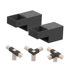 Omni-Way Pergola Brackets, GMINO Heavy-Duty 4x4 Pergola Kit for DIY Carport, 