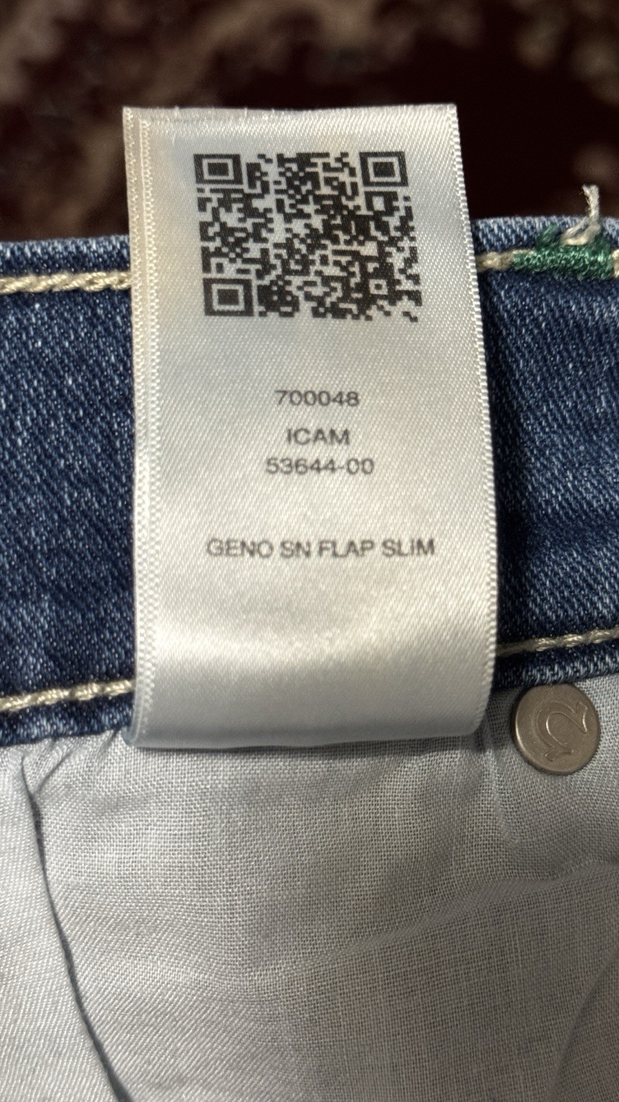 Size 40 x 32 True Religion Geno SN Flap Slim Relaxed Jeans Men's Medium Wash thumbnail 9