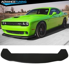 Fits 15-23 Dodge Challenger SRT Hellcat Front Bumper Lip Splitter Unpainted PP