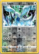 Pokemon Lugia 140/189 Darkness Ablaze Rare Moderately Played