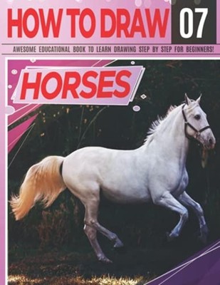 How to Draw Horses 07 Awesome Educational Book to Learn -  NEW Clipart Adventu 2