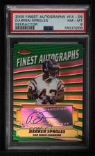 2005 Topps Finest Moments Refractor Darren Sproles #FA-DS PSA 8 Auto s6i