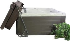 Lazy Lifter® Heavy-Duty Hot Tub Cover Lifter, 8' x (Octagonal), Charcoal 