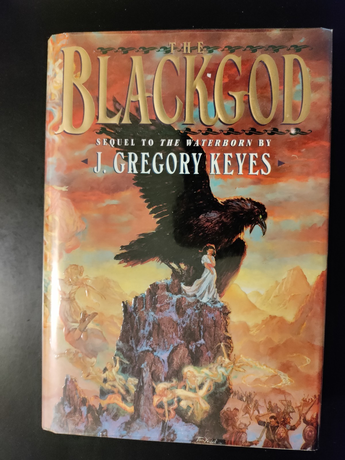 The Blackgod by J. Gregory Keyes 1997 HCDJ First Edition/1st Printing SIGNED