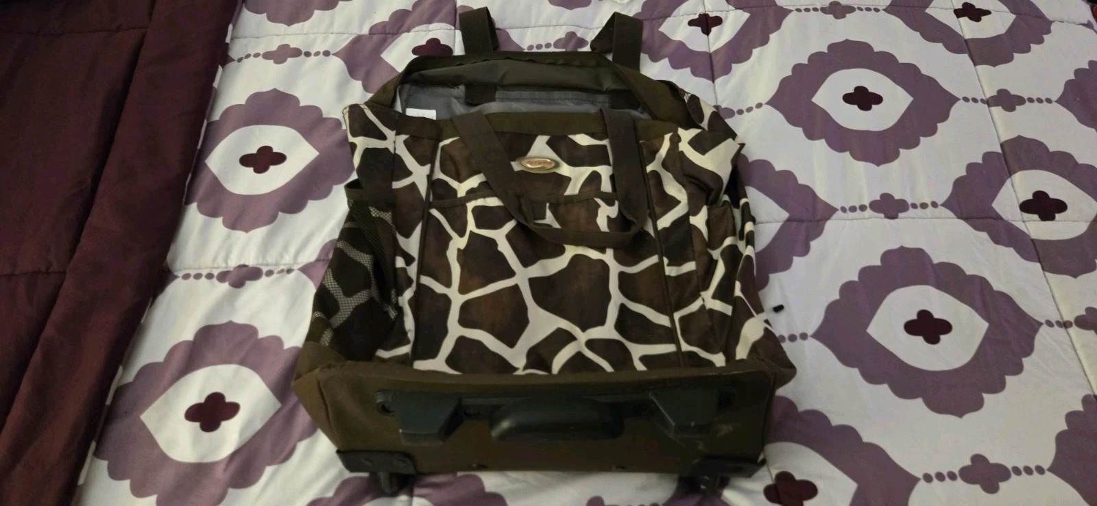 Olympia Casual Gear Sports Plus Rolling Shopper Tote Bag Ani