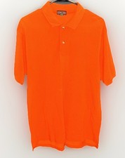 Vintage Wynbrooke Polo Shirt Adult Large Orange Combed Cotton Golf Made In USA