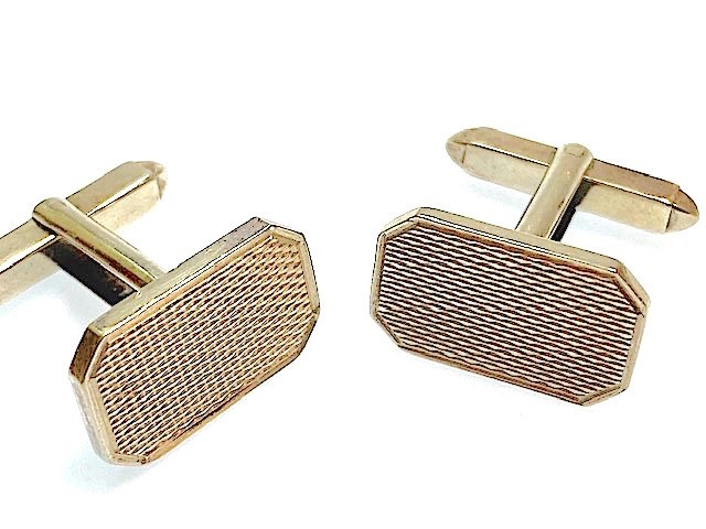 VINTAGE SOLID SILVER 925 CUFFLINKS HALLMARK UK MA… - image 9