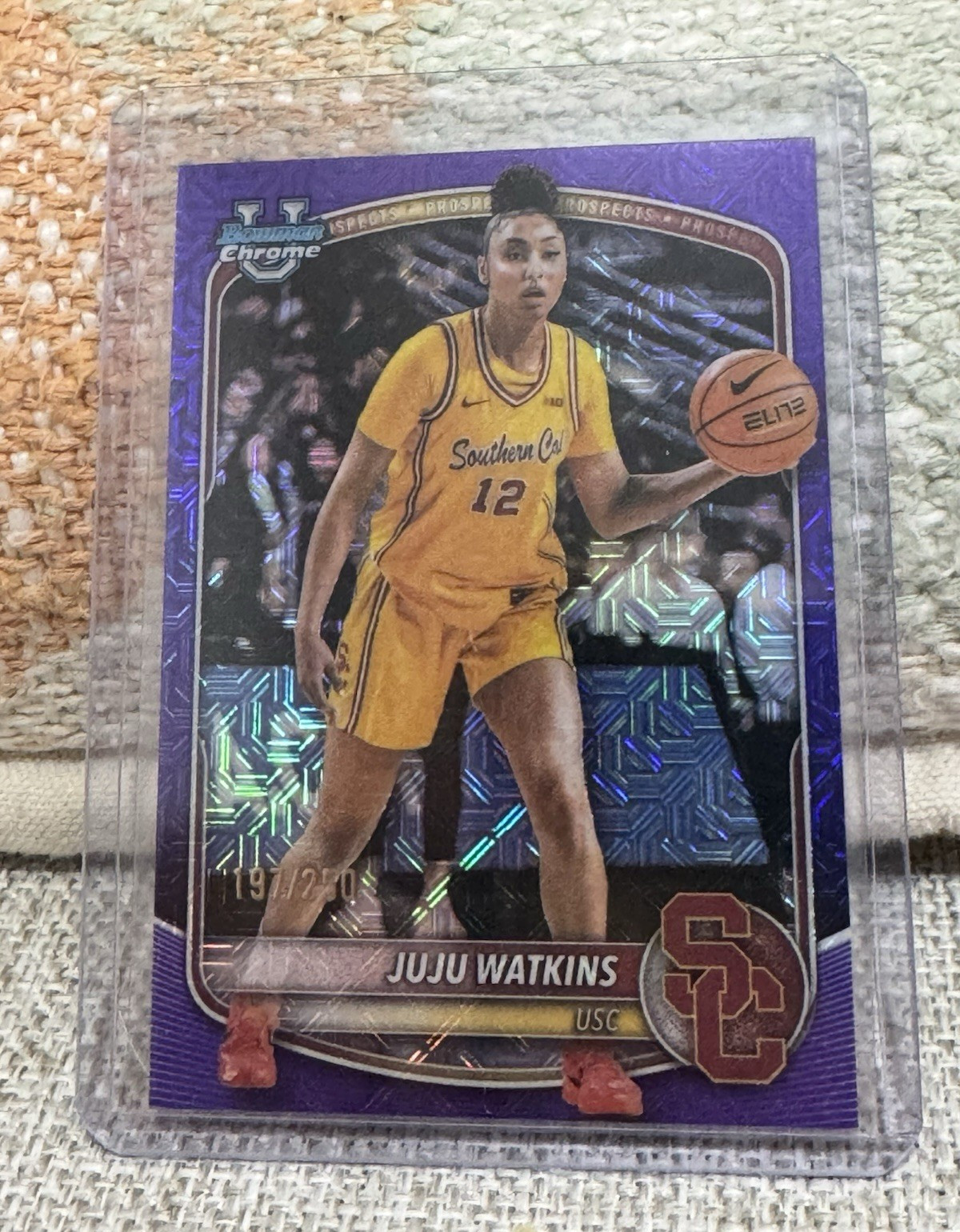 2025 Bowman U Chrome JuJu Watkins #BCP-96 Purple Refractor /250