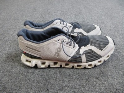 On Cloud Shoes Womens Size 9.5 Gray White Swiss Engineering Lightweight Running