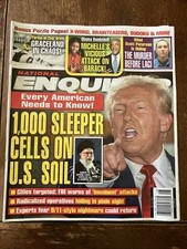 National Enquirer Paper July 14 , 2025 … 1,000 Sleeper Cells on US Soil