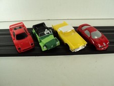 Tyco, AFX,  Lifelike 4 Piece Body Lot. Some New, All Nice, T-Bird, Camaro, F40