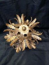 florentiner wandlampe-metall-blätterdesingn-für 6 glühbirnen-lampe