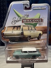 GREENLIGHT 1955 Chevrolet Nomad Chase Estate Wagons Chevy 36040-A 2021