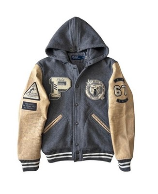 Polo by Ralph Lauren Bears Ski Team 1967 Varsity Jacket with Hood